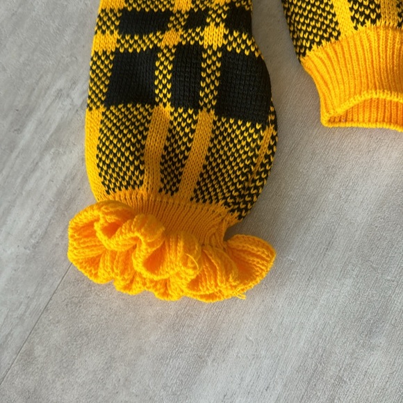 NWT Missguided Crop & Ruffle Sleeve Sweater - Picture 3 of 4